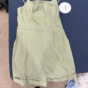 Princess Polly Green Jumpsuit